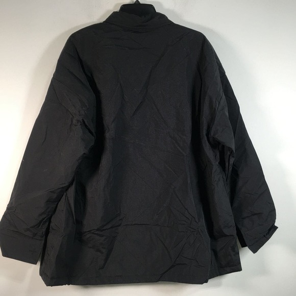 Pretty Little Thing Longline Quilted Shacket, Women's Size 12 US - Black - Picture 5 of 13